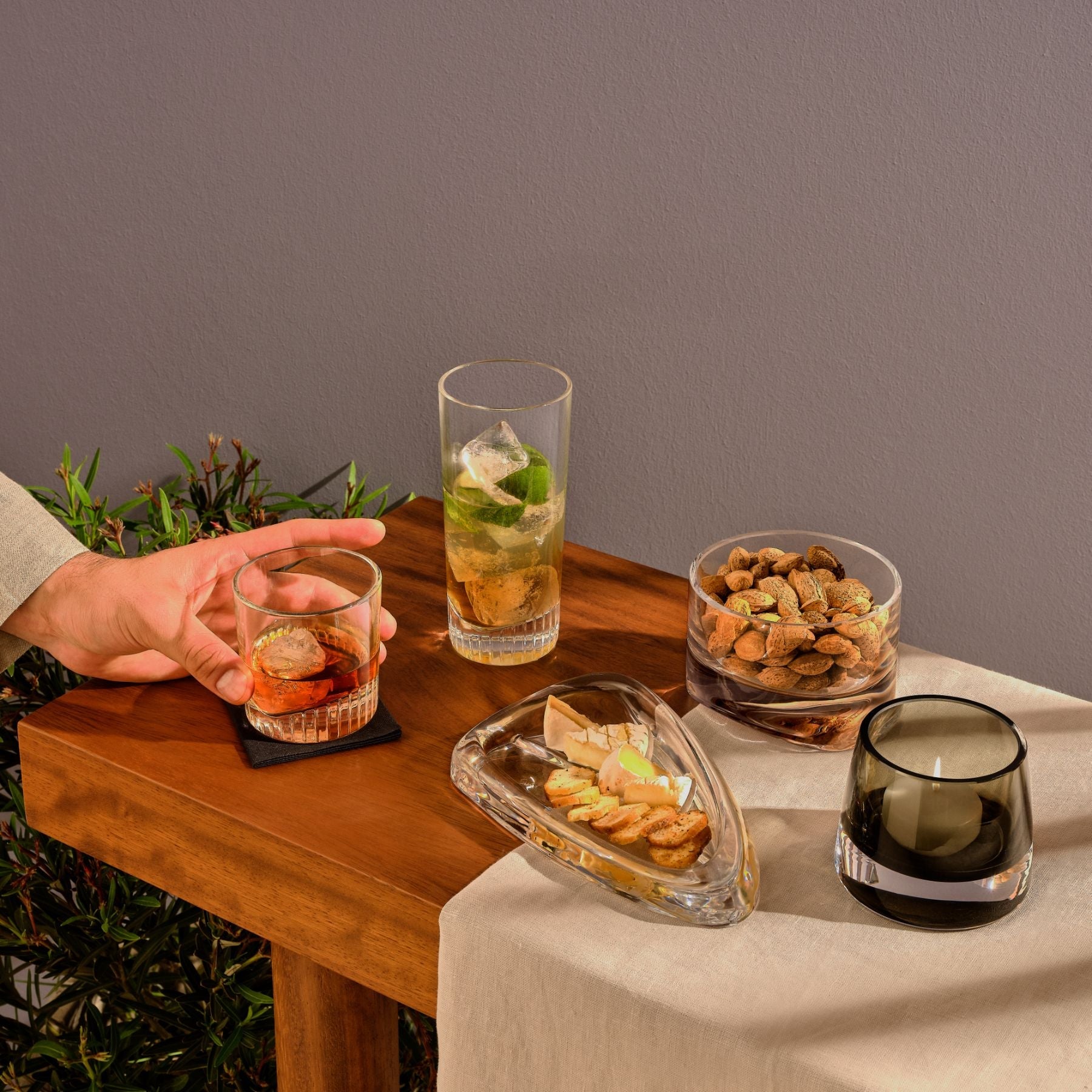 Caldera Set of 4 Whisky Glasses 325cc