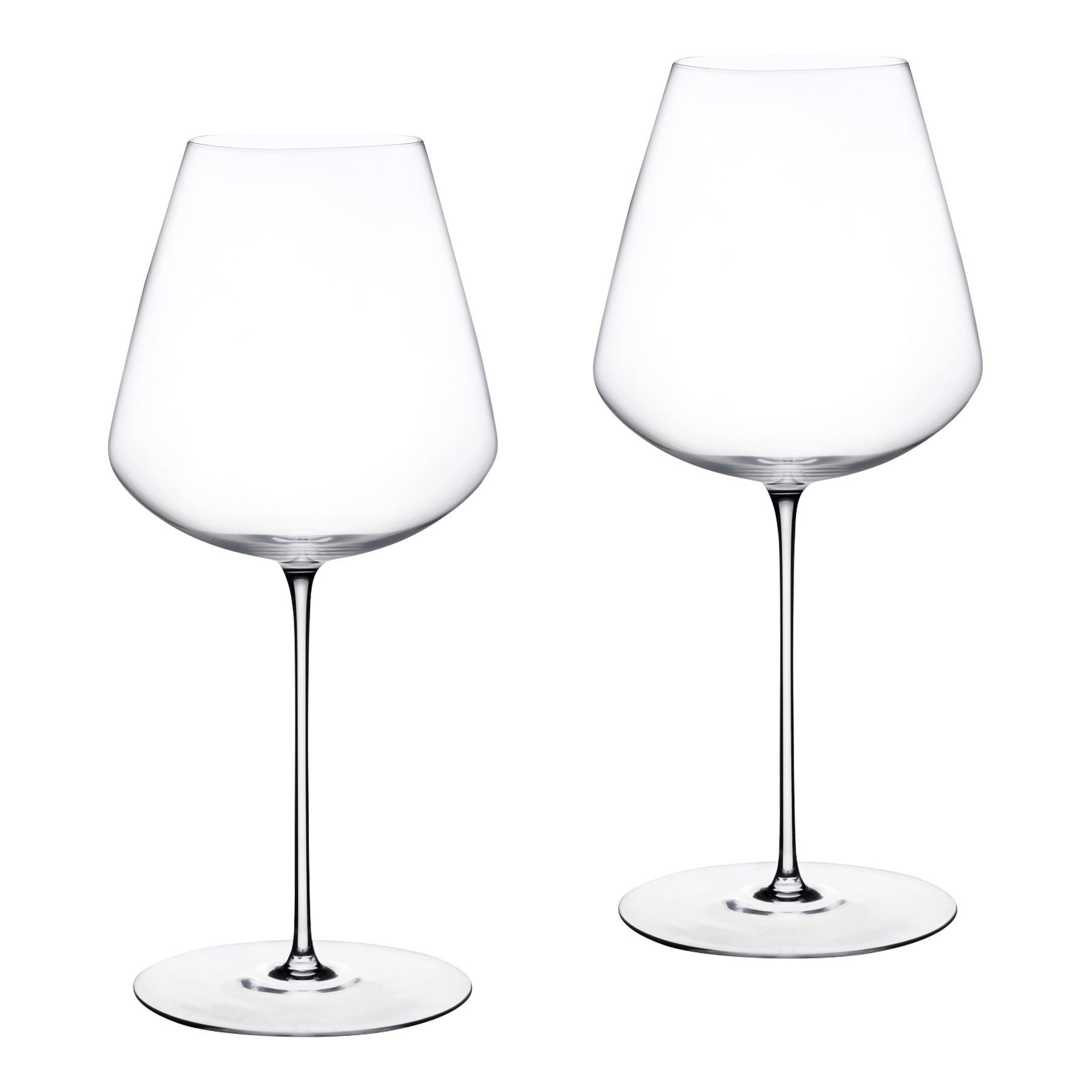 Stem Zero Set of 2 Elegant Red Wine Glasses Medium – NUDE International