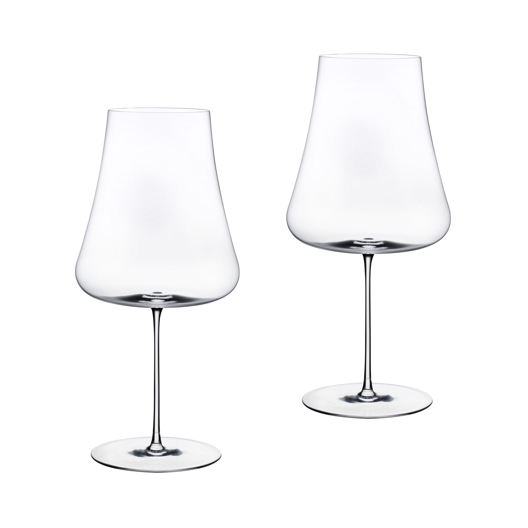 Silver & Black Wine Glasses Set of 2