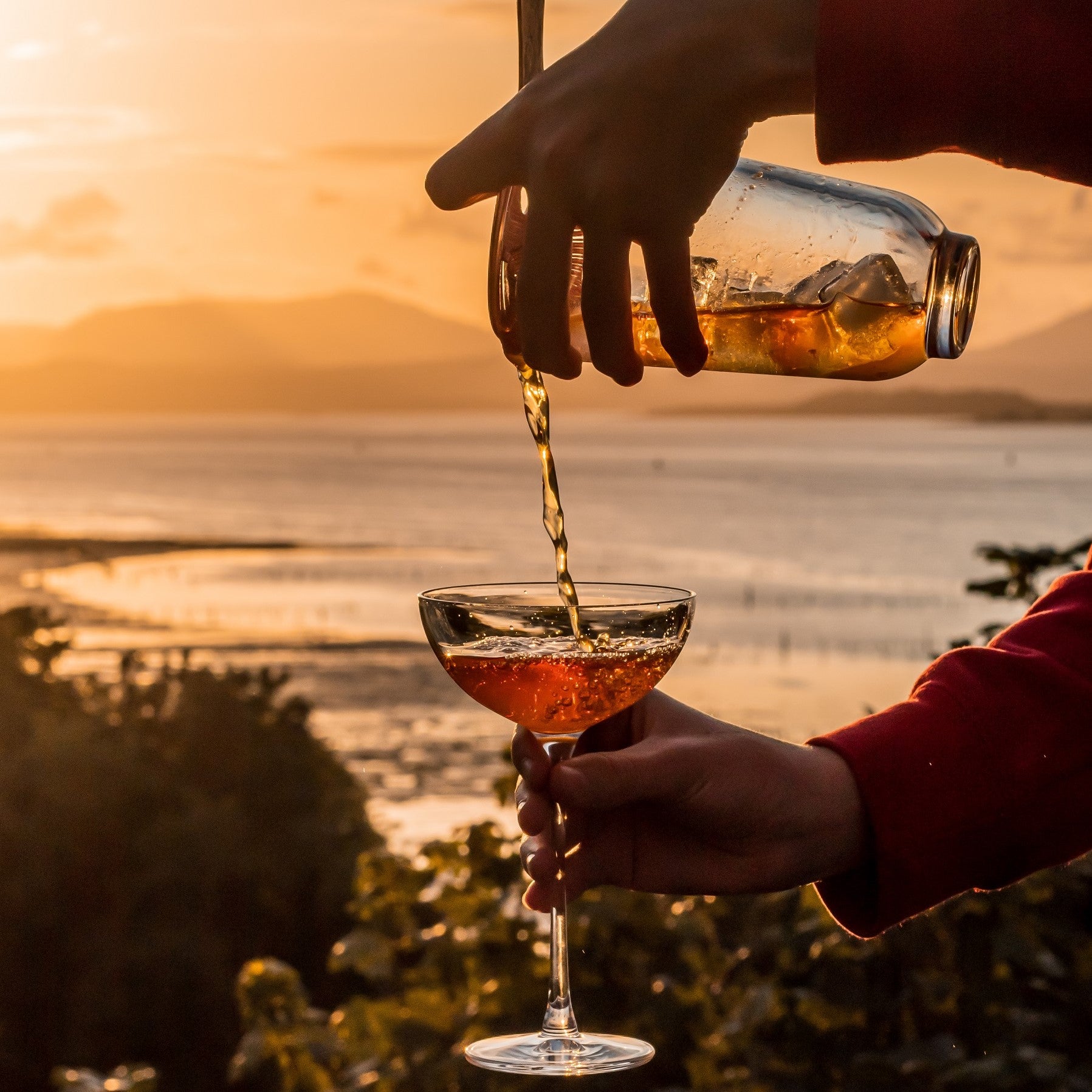 Hepburn Mixing Glass with Metal Stirrer