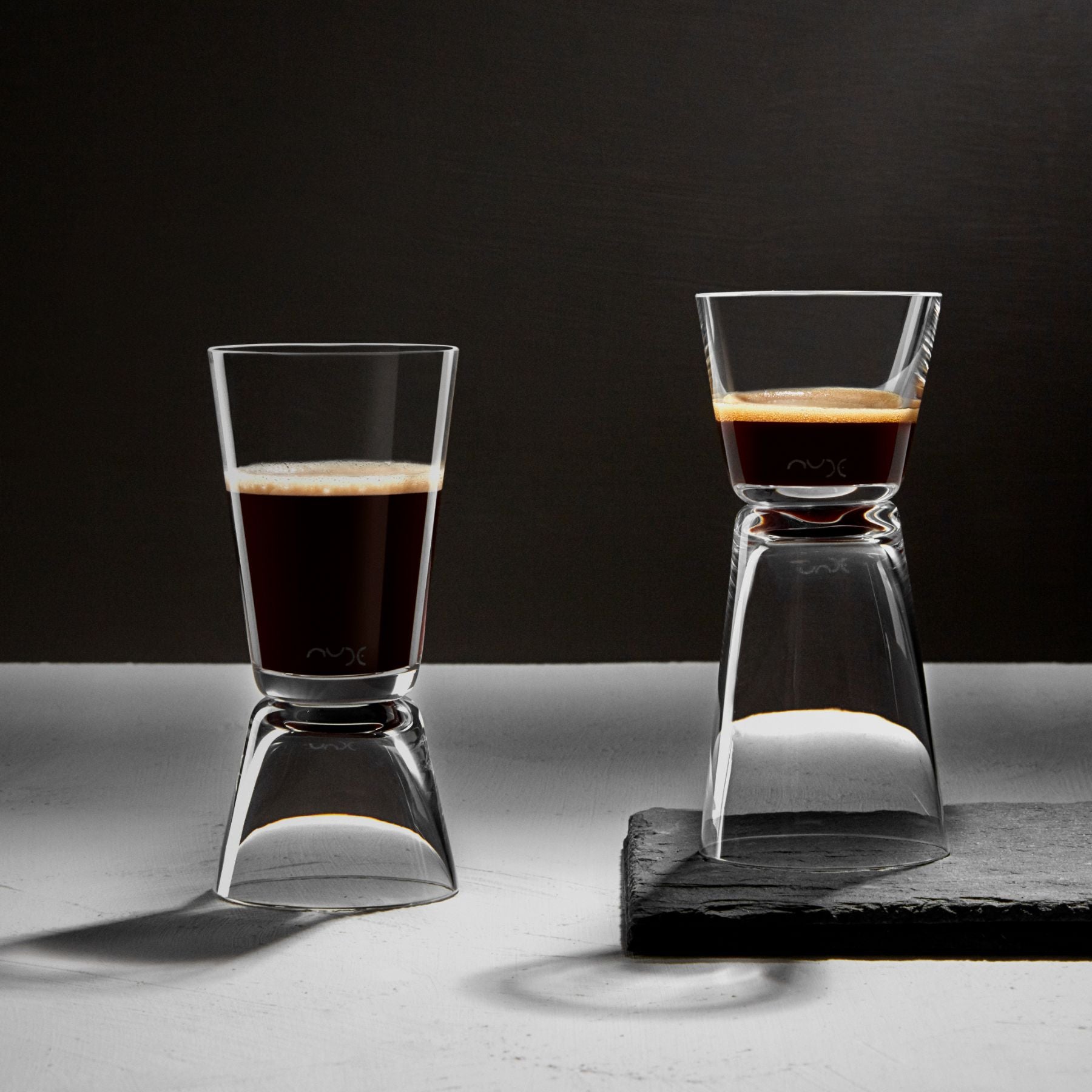 Verre Collection Insulated Glass Espresso Cup – Set of 2 – Coffee