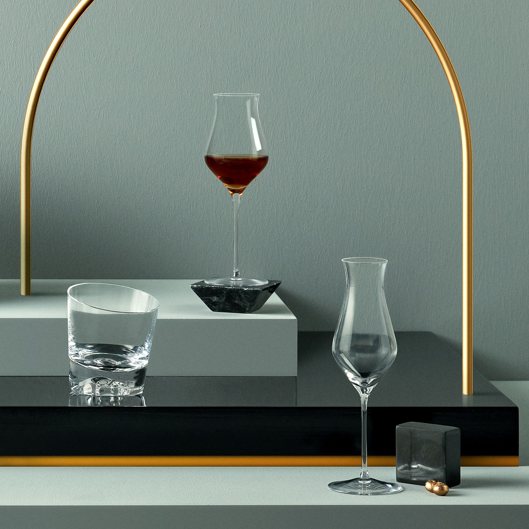 Islands Set of Two Whisky Tasting Glasses Tall