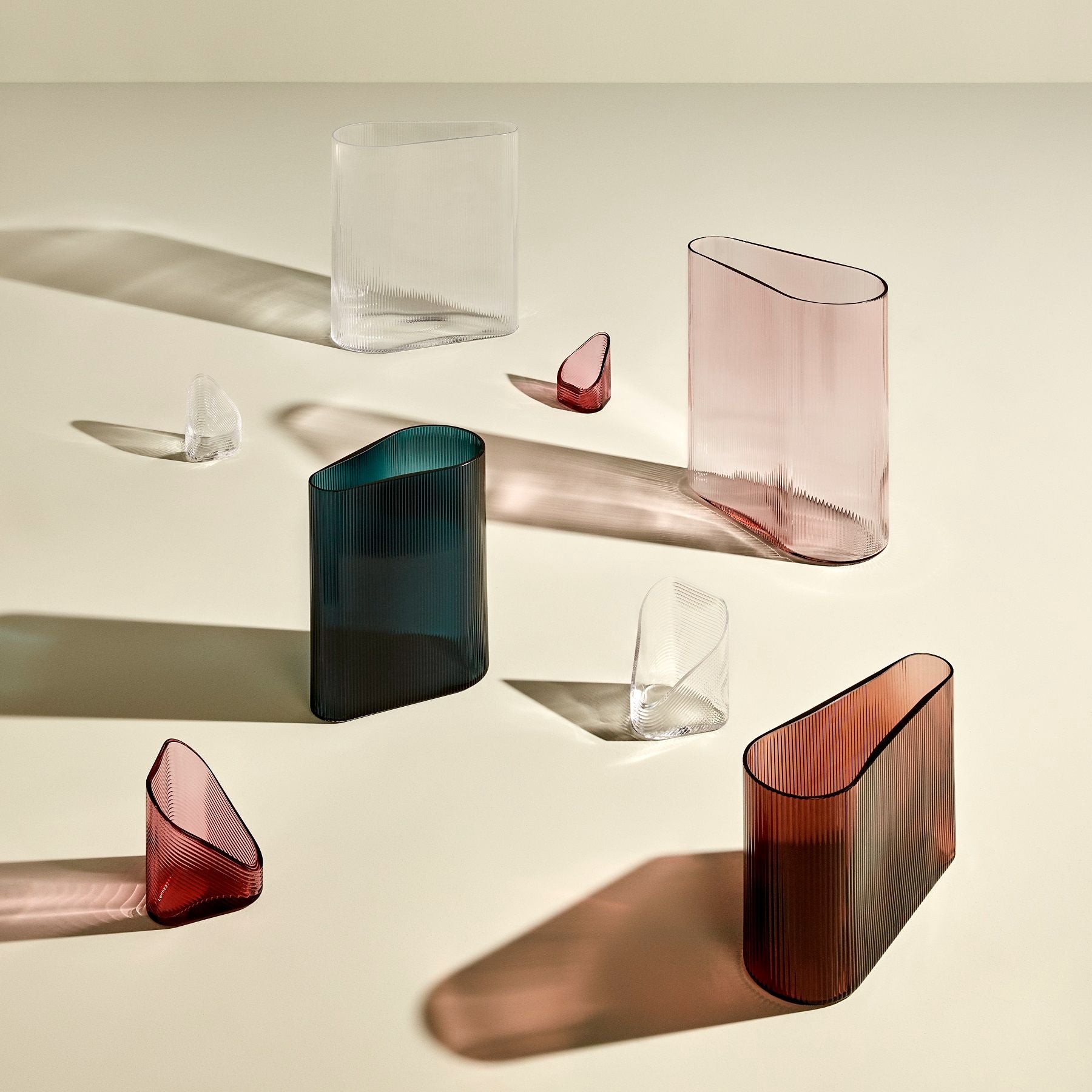 Mist Vase Short Dusty Rose