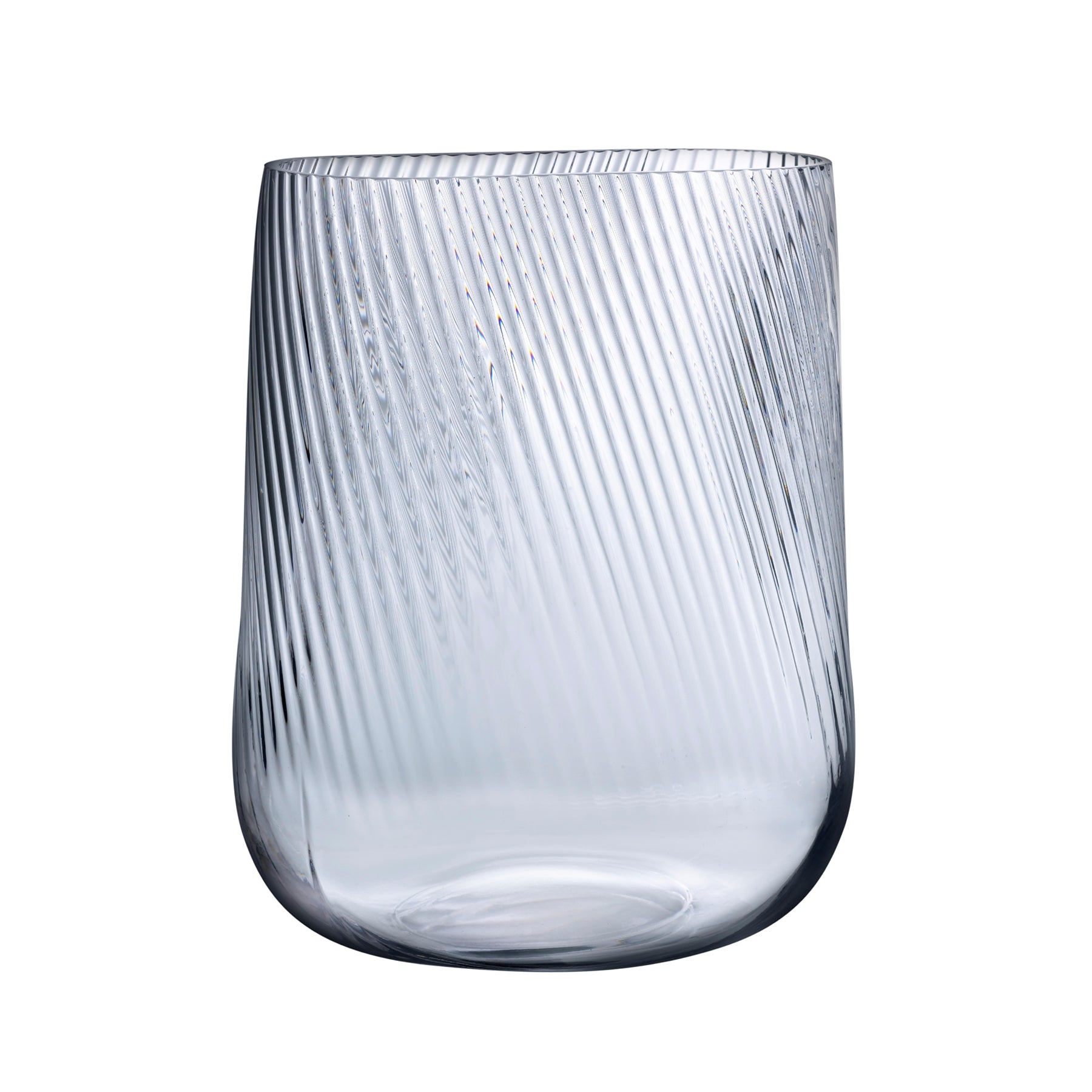 Opti Vase Tall by Defne Koz for NUDE in clear