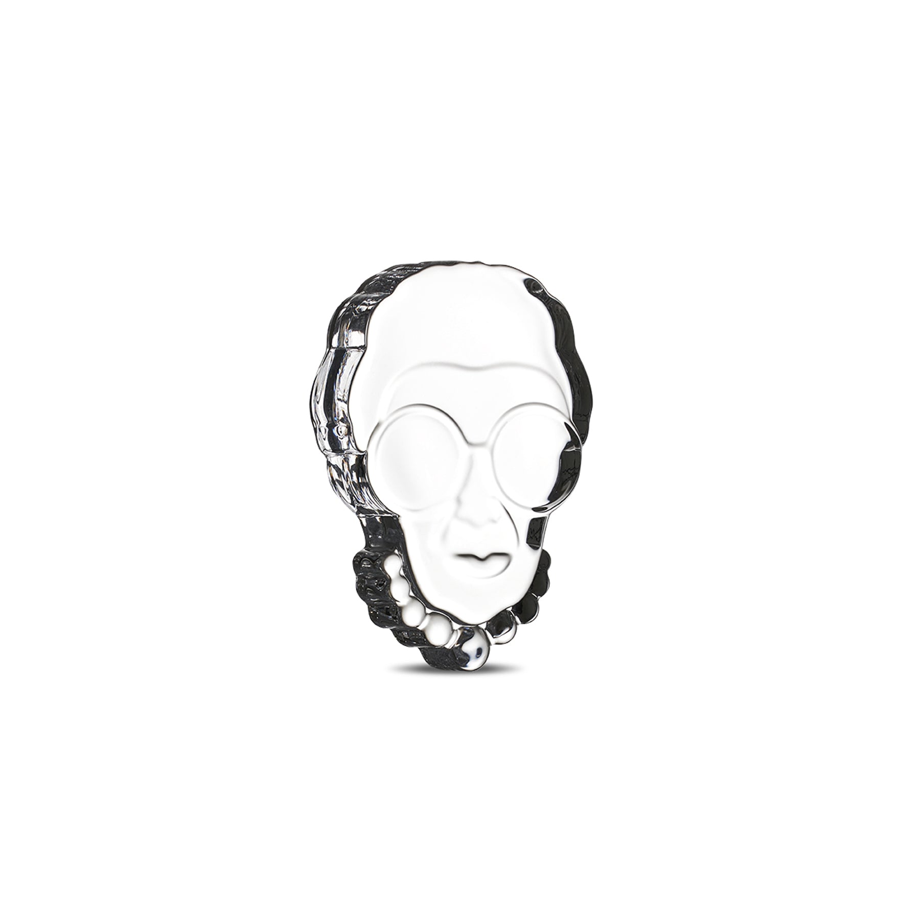 Iris Apfel Paperweight Clear front image