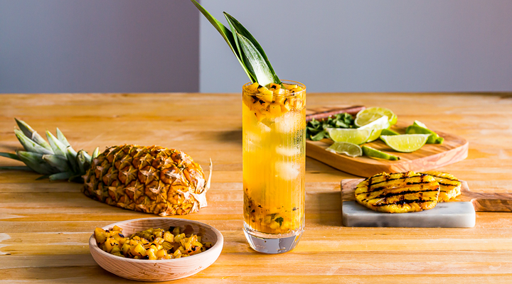 Summer Cocktails - The Grilled Pineapple Mojito