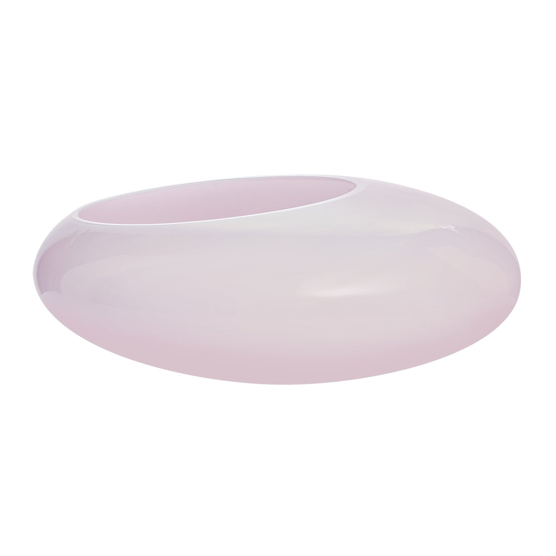 Medium Pink Glass Dish