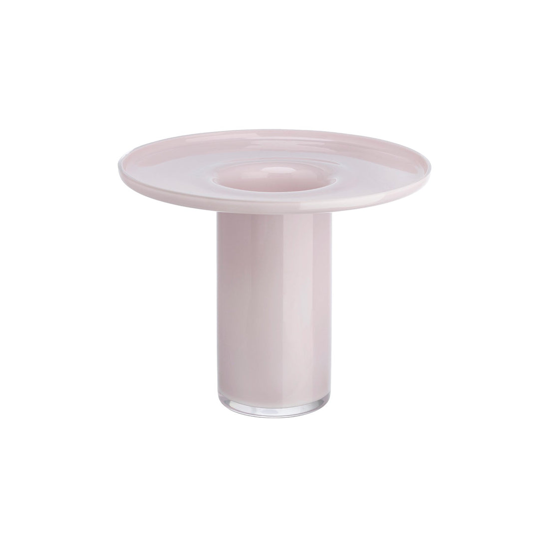 NUDE Bloom cakestand holder pink part which acts as a cylinder vase