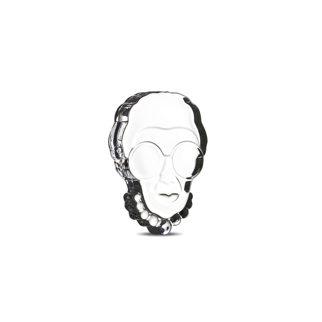 Iris Apfel Paperweight Clear front image