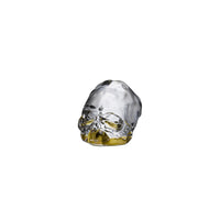 Memento Mori Faceted Skull Gold Coated Small