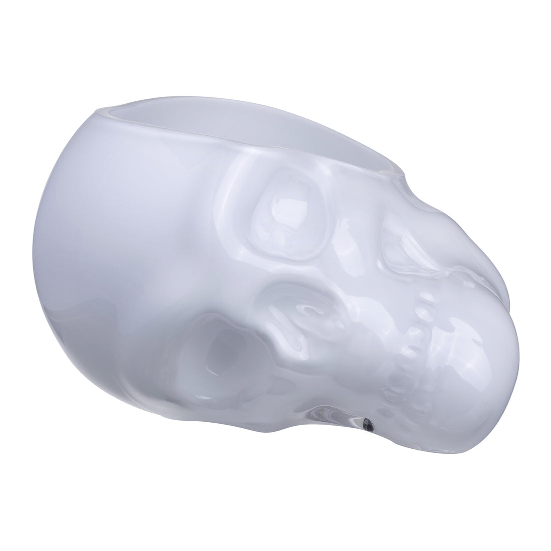 Memento Mori Skull Bowl Opal White Large