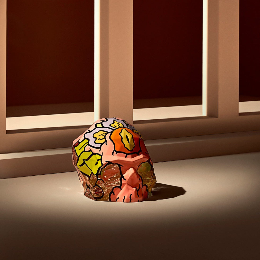 Memento Mori Rock & Pop Faceted Skull Large by Cins3000